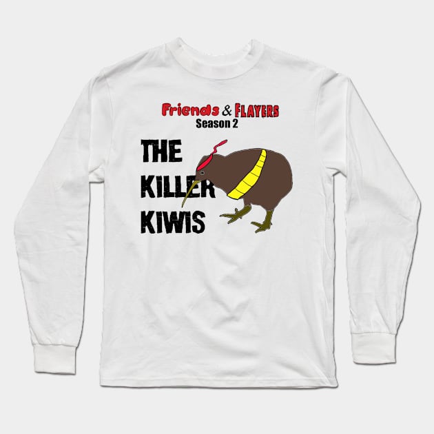 Killer Kiwi Shirt Long Sleeve T-Shirt by Friendandflayers